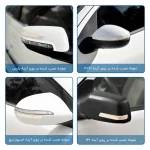 محافظ درب، سپر و آینه خودرو ماهوت مدل RAZR-Wمناسب برای پژو 308 مجموعه 12 عددی - تصویر 9
