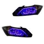 چراغ جلو خودرو گروه پژوهش صنعت مدرن مدل 3D-Hexa-FB مولتی کالر مناسب برای ساینا , کوئیک بسته دو عددی - تصویر 5