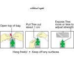 خوشبوکننده خودرو لیتل تریس مدل Trees رایحه Vanillaroma بسته 3 عددی - تصویر 6
