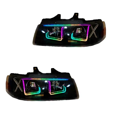 چراغ جلو خودرو گروه پژوهش صنعت مدرن مدل 3D-L-B فولکالر دو حالته مناسب برای سمند بسته دو عددی