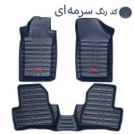 کفپوش سه بعدی خودرو بابل کارپت مدل چرمی مناسب برای رانا پلاس - تصویر 7