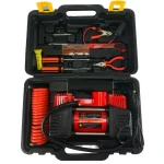 کمپرسور باد فندکی رویال مکس کد CAR AIR COMPRESSOR مجموعه 16عددی