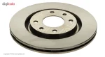دیسک چرخ جلو کد 01 مناسب برای پژو 405 بسته 2 عددی - تصویر 2