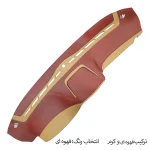 روکش داشبورد فرمونو مدل لاکچری چرمی مناسب برای پارس Tu5 داشبورد جدید - تصویر 11