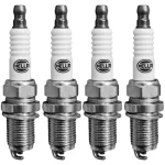 شمع خودرو هلا مدل FR7DC کد Germany+1 پایه کوتاه مناسب برای شاهین M15TC بسته ۴ عددی