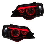 چراغ جلو خودرو گروه پژوهش صنعت مدرن مدل Angry-B مولتی کالر مناسب برای پراید 111 و 132 بسته دو عددی