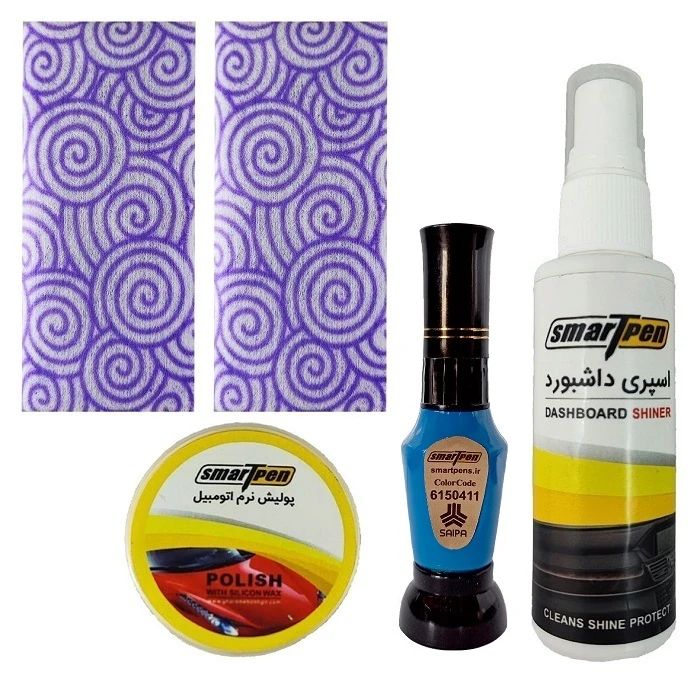 572c24a9fe892804741e4bb46e70bdb01990968c_1674396986.webp کیت قلم خشگیر بدنه خودرو آبی اسمارت پن مدل 6150411 مجموعه 5عددی - تصویر 1