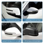 محافظ درب، سپر و آینه خودرو ماهوت مدل RAZR-Bمناسب برای میتسوبیشی ASX مجموعه 12 عددی - تصویر 9