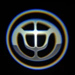 چراغ لوگو زیر درب خودرو مدل ولکام لایت طرح کربن مناسب برای برلیانس بسته دو عددی - تصویر 2