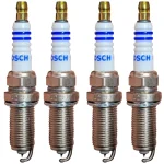 شمع تقویتی خودرو بوش مدل سوزنی ایریدیوم کد Russia+42 پایه بلند مناسب برای برلیانس H220 و H230 بسته ۴ عددی