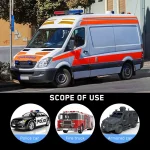 بوق خودرو مدل Siren Horn_Lenzo_12V - تصویر 4