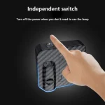 چراغ لوگو زیر درب خودرو مدل ولکام لایت طرح کربن مناسب برای برلیانس بسته دو عددی - تصویر 3