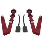 کمربند و قفل کمربند ایمنی خودرو اخشان کد ZR-2643-BB مناسب برای نیسان پاترول بسته 4 عددی