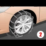 زنجیر چرخ مدل SNOW PRO مناسب برای برلیانس V5 بسته دو عددی - تصویر 3