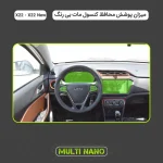 برچسب محافظ مانیتور و کنسول خودرو مولتی نانو مدل X-F1B مناسب برای ام وی ام ایکس 22 NEW مجموعه 8 عددی - تصویر 2