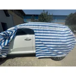چادر خودرو لوکس سهیل مدل راه راه سایز 2XL مناسب برای هونگچی H5 - تصویر 4