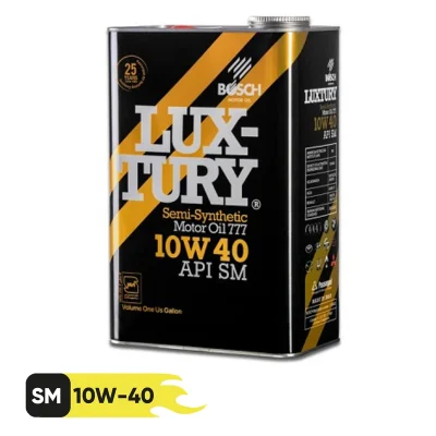 روغن موتور خودرو بوش مدل لاکچری 10W40 SM حجم 4 لیتر