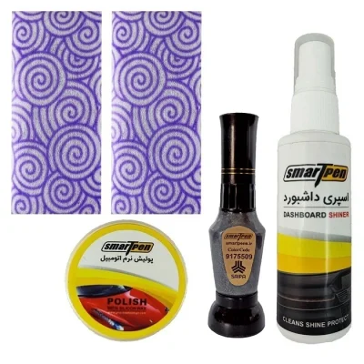 کیت قلم خشگیر بدنه خودرو نوک مدادی اسمارت پن مدل 9175509 مجموعه 5عددی