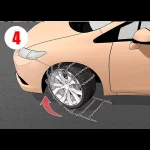 زنجیر چرخ مدل SNOW PRO مناسب برای سورن بسته دو عددی - تصویر 5