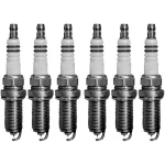 شمع خودرو فورس مدل سوزنی پایه بلند کد 2008-2018 مناسب برای تويوتا لندکروز 4.5F بسته ۶ عددی