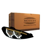 چراغ جلو خودرو گروه پژوهش صنعت مدرن مدل لامبورگینی مناسب برای پژو 206 بسته دو عددی - تصویر 2