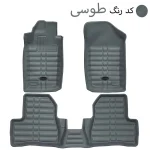 کفپوش سه بعدی خودرو بابل کارپت مدل چرمی مناسب برای رانا پلاس - تصویر 5