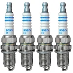 شمع خودرو بوش مدل fr7dc پایه کوتاه مناسب برای پراید بسته 4 عددی