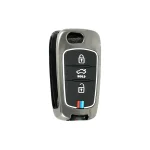 کاور ریموت و سوئیچ خودرو کالانیکس مدل COV-HYUNDAI-10536 طرح فلزی مناسب برای هیوندای i20
