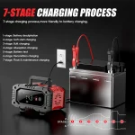 شارژر باتری خودرو فاکسسور مدل SMART-12V20A-24V10A - تصویر 2