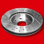 دیسک ترمز چرخ جلو کاردینال مدل سوراخ دار مناسب برای ساینا بسته 2 عددی - تصویر 5