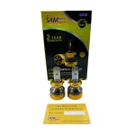 هدلایت لامپ خودرو سام مدل SUPER GOLD‌ پایه H7 بسته دو عددی - تصویر 4
