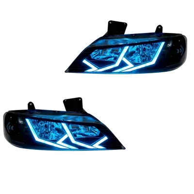 چراغ جلو خودرو گروه پژوهش صنعت مدرن مدل LMGB فولکالر مناسب برای پژو پارس بسته دو عددی