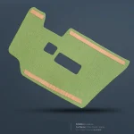 عایق درب خودرو ایده پارت نیکان کد IsomaxTi مناسب برای تیبا مجموعه چهار عددی - تصویر 4