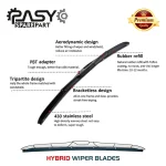 تیغه برف پاک‌کن پاسیکو مدل HYBRID PLUS مناسب برای رانا پلاس بسته 2 عددی - تصویر 11