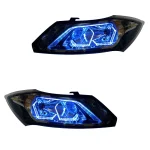 چراغ جلو خودرو گروه پژوهش صنعت مدرن مدل 3D-Hexa-FB مولتی کالر مناسب برای ساینا , کوئیک بسته دو عددی - تصویر 6
