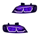 چراغ جلو خودرو گروه پژوهش صنعت مدرن مدل BMW فولکالر مناسب برای پژو پارس بسته دو عددی - تصویر 4