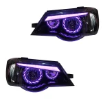 چراغ جلو خودرو گروه پژوهش صنعت مدرن مدل Angry-B مولتی کالر مناسب برای پراید 111 و 132 بسته دو عددی - تصویر 4