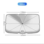 چتر آفتابگیر  خودرو مدل small مناسب برای مزدا - تصویر 2