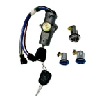 سوئیچ استارت و درب کامل نصیری  654970 مناسب برای پراید مجموعه 4 عددی - تصویر 3