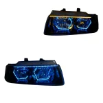 چراغ جلو خودرو گروه پژوهش صنعت مدرن مدل 3D-Hexa فولکالر دو حالته مناسب برای سمند بسته دو عددی - تصویر 3
