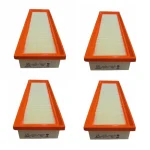 فیلتر هوا خودرو فیلتر قلعه مدل GF124-2 مناسب برای پژو 405، پژو پارس مجموعه چهار عددی - تصویر 2