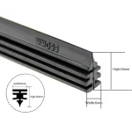 تیغه برف‌ پاک‌کن پاسیکو مدل P1605 مناسب برای پژو پارس بسته 2 عددی - تصویر 6